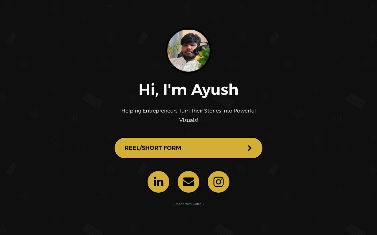 Ayush Rai's Editing Portfolio